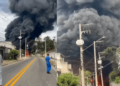 Incêndio de grandes proporções em fábrica segue após mais de 15 horas de combate na Grande SP