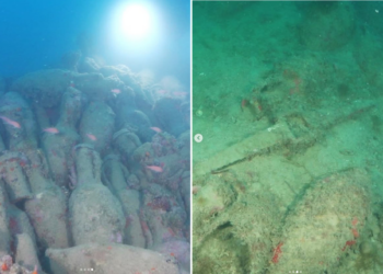 Mergulhadores encontram navio romano com mais de 2 mil anos na costa da Sicília