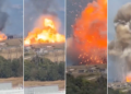 VÍDEO mostra explosão em fábrica de munições perto de Roma, na Itália