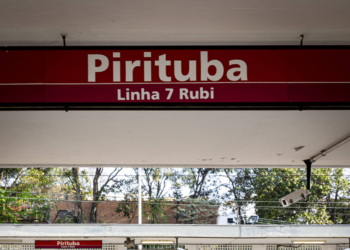 Trens da linha 7-rubi vão funcionar com lentidão neste domingo (13) para retirada árvore dos trilhos