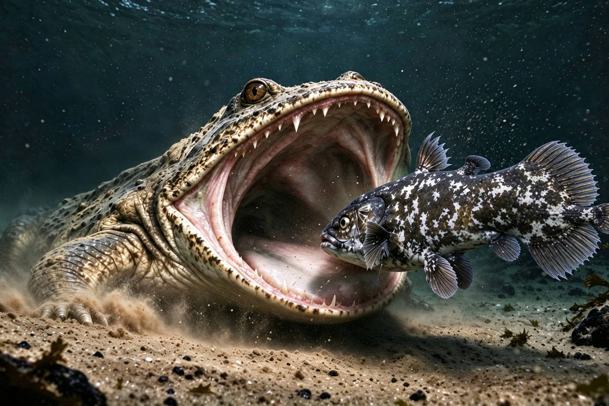 Paleontólogos identificam primeiro anfíbio que levava vida 100% marinha